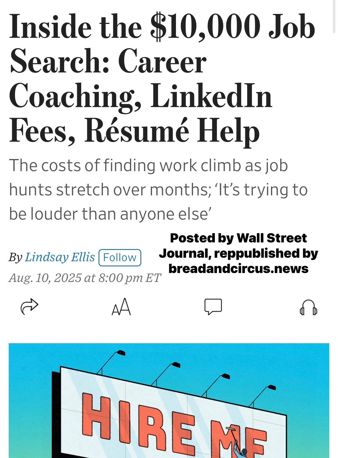 Unemployed people are paying consultants $10K to find them a job