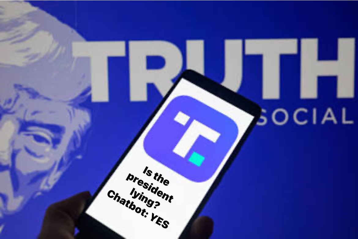 Trump’s new Truth Social AI bot says Trump is spreading fake news…