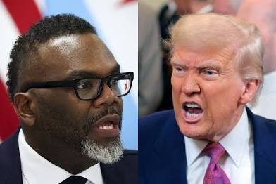 Chicago Mayor Brandon Johnson says he won’t let Trump annex his city…